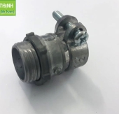 Đầu Nối Ruột Gà Thép Dạng Kẹp 1/2
