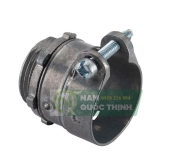 Đầu Nối Ống Ruột Gà Thép D32 Dạng Kẹp
