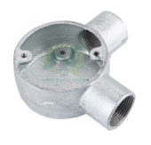 Hộp Nối 2 Ngã Vuông Ren Ống Thép BS4568