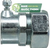 Đầu Nối Ống Thép Trơn E với Ống Ruột Gà Thép