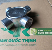 Hộp Nối 4 Ngã Ống Thép Luồn Dây Điện Ren IMC 1-1/4 Inch D42 mm
