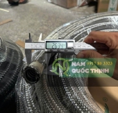 Ống Ruột Gà Thép Bọc Nhựa Bọc Lưới Inox Phi 27