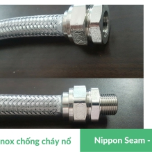 Ống ruột gà inox chống cháy nổ Nhật Bản