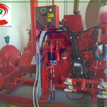Ống thép luồn dây điện đi cho máy bơm phòng cháy chữa cháy