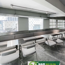 Ống thép luồn dây điện trang trí cho coffee shop