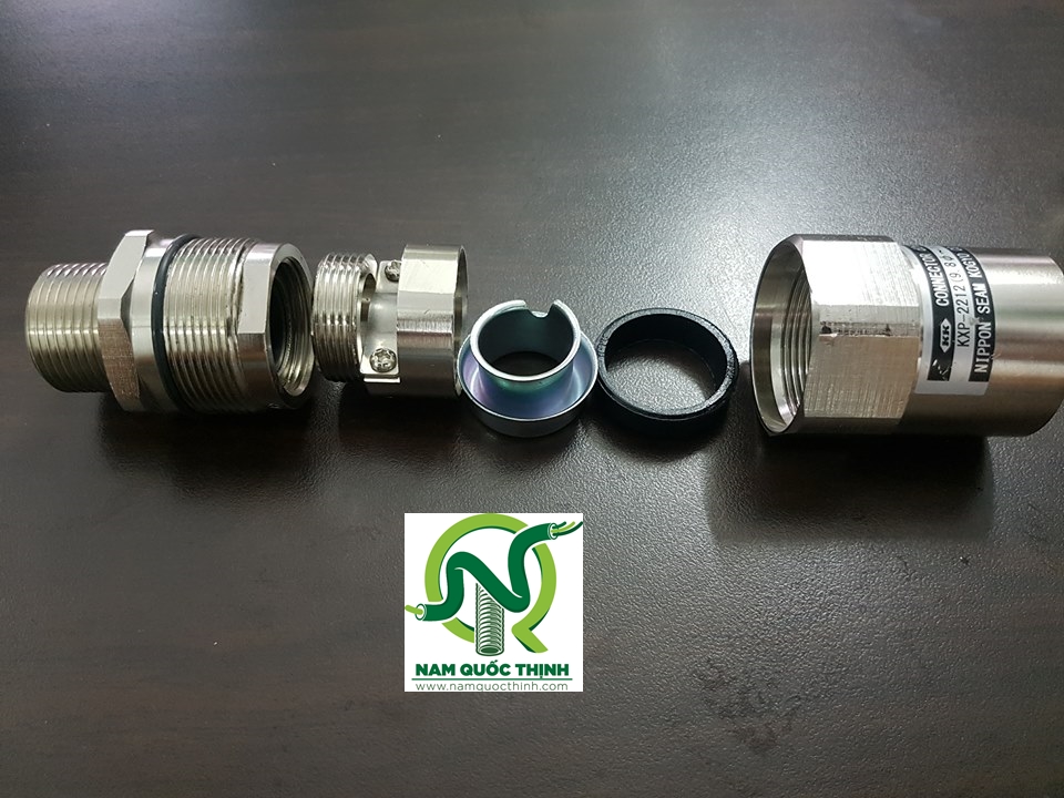 Cấu tạo bên trong đầu nối ống ruột gà inox chống nổ 