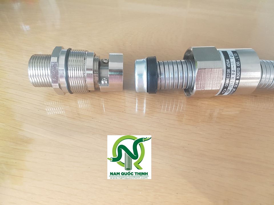 Cấu tạo ống ruột gà inox chống nổ với hộp điện