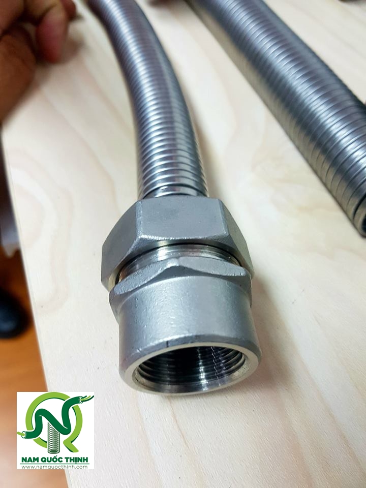 Đầu nối ống luồn dây điện ren inox 304 và ống ruột gà inox 304