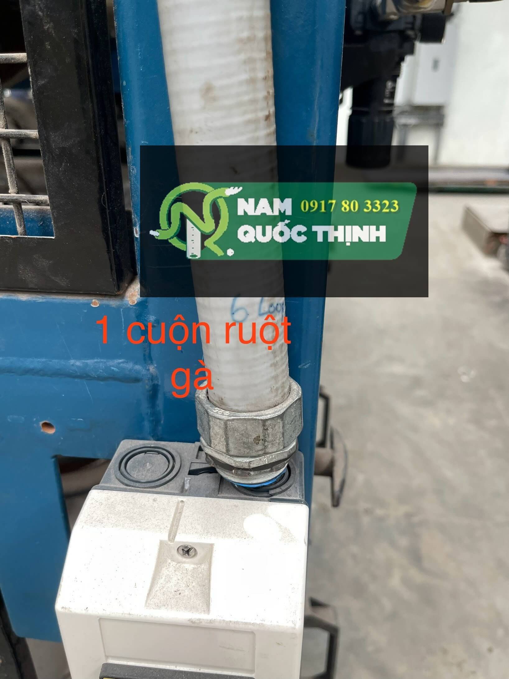 dau noi ruot ga kem boc nhua chong tham dau vao cong tac dieu khien