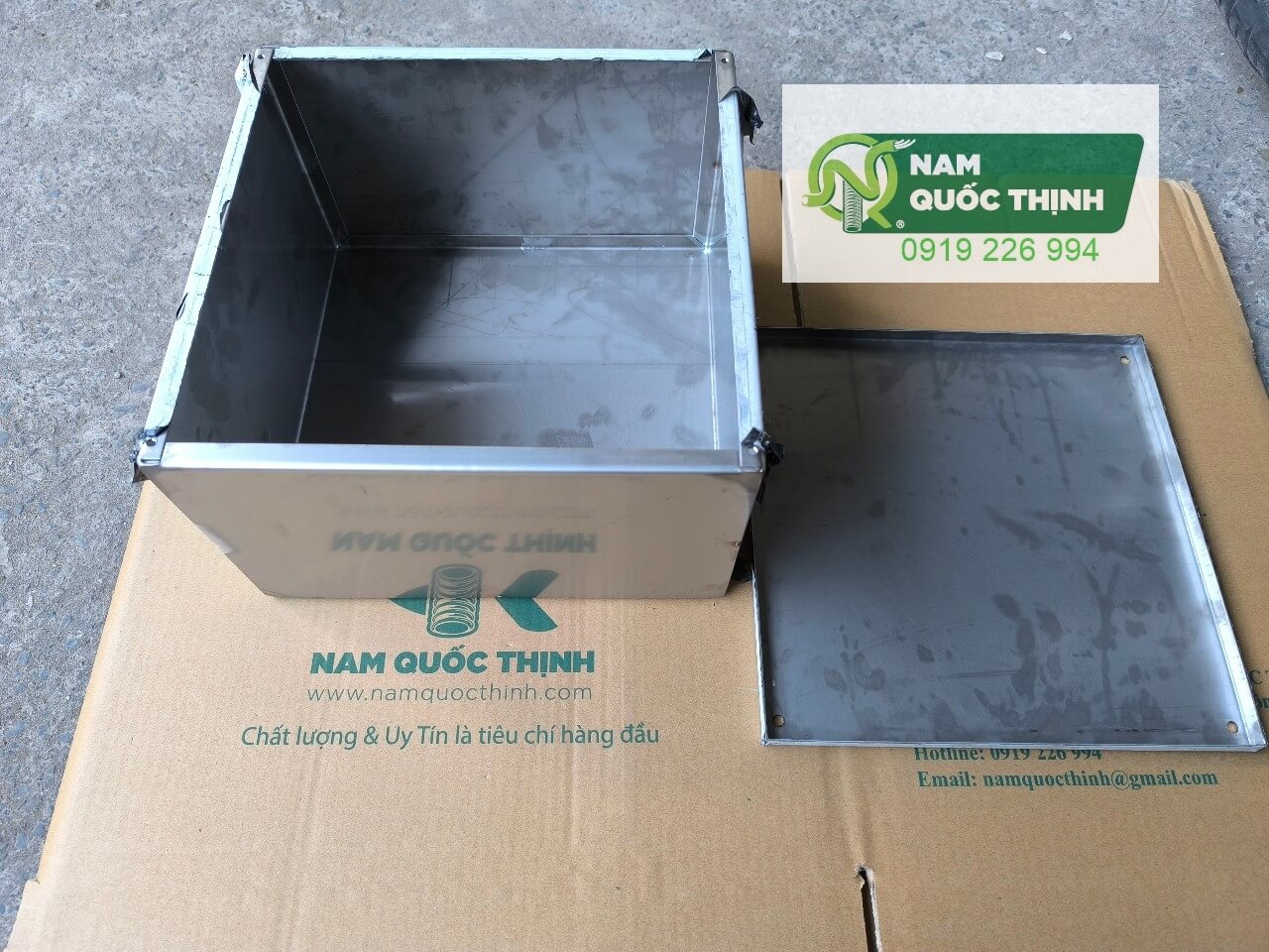 hop thep pullbox inox 304 250x250x150x1.2 mm