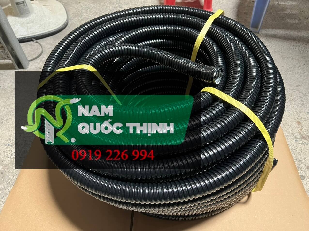 ong kem dan hoi boc nhua pvc luon day dien nam quoc thinh