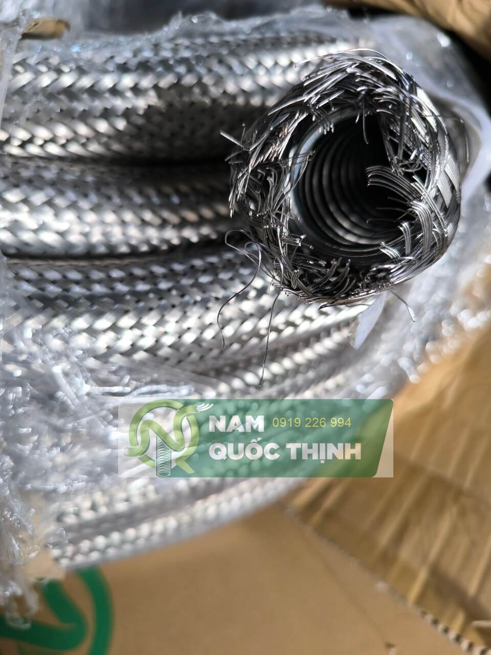 ong ruot ga sat boc luoi inox phi 49