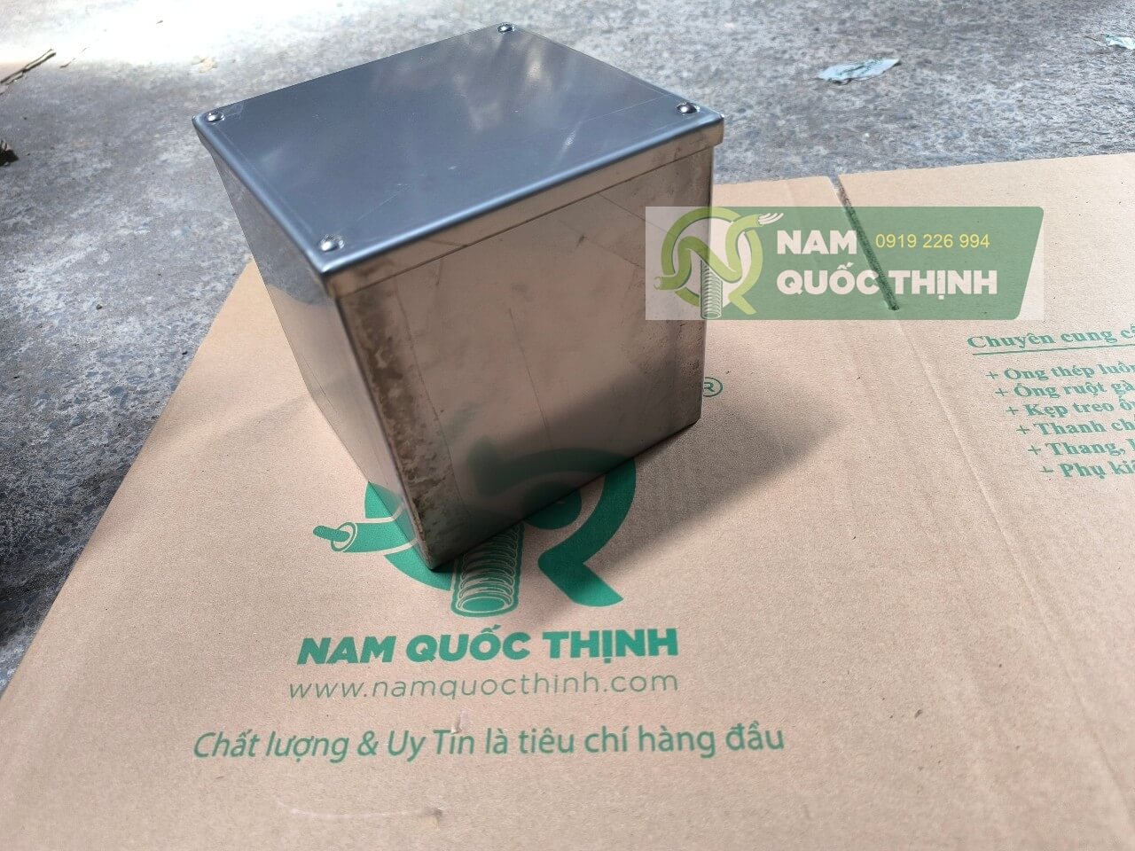 pullbox inox 304 w150xh150xd150x1.2 mm