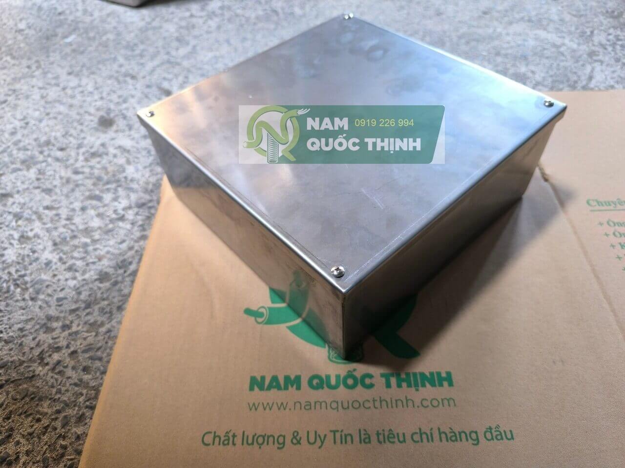 pullbox thep inox 250x250x100x1.2 mm