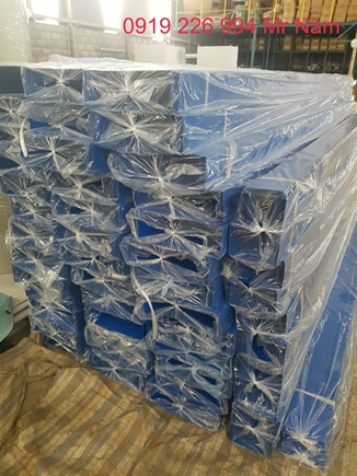 Máng cáp sơn tĩnh điện màu xanh