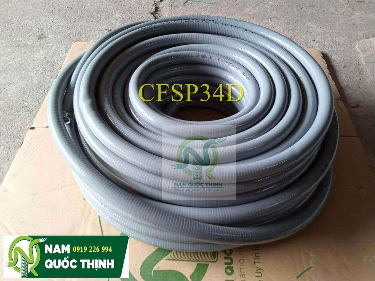 ống ruột gà lõi thép bọc nhựa dày chống thấm dầu phi 25