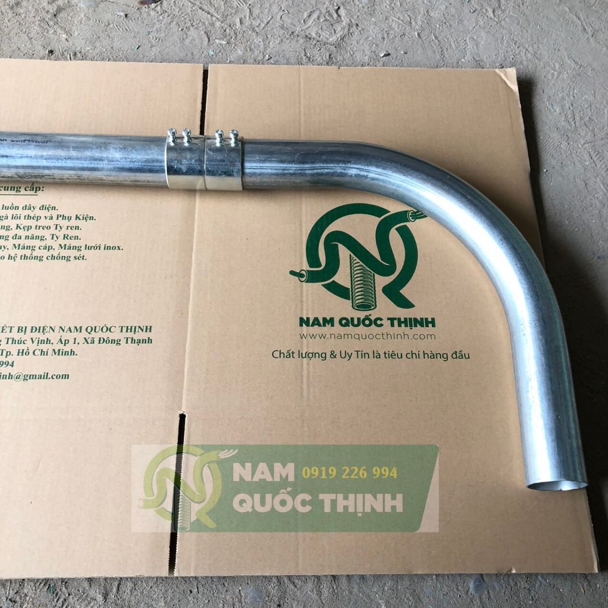co cong trơn 90 độ ống thép luồn dây điện trơn emt