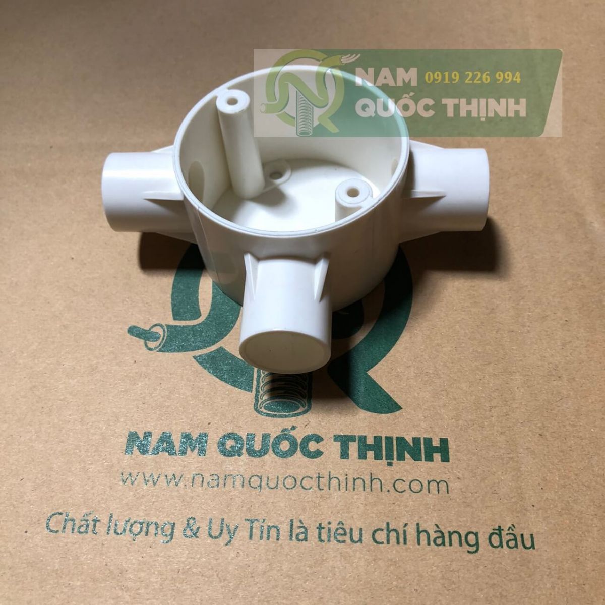 Hộp Nối 3 Ngã PVC Nanoco D20