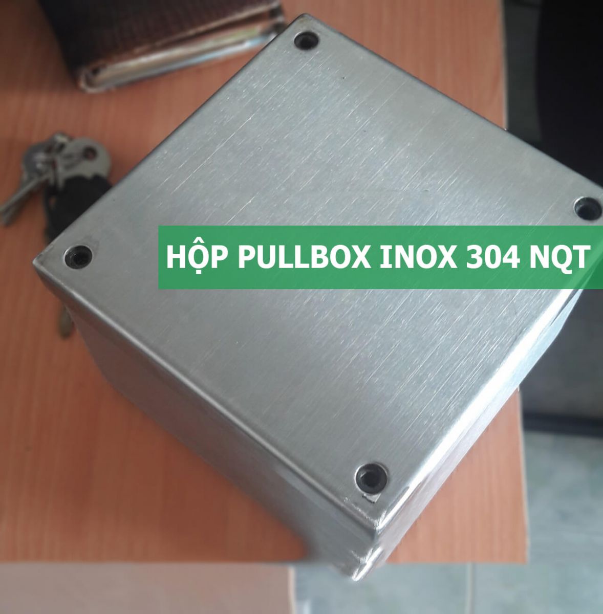 Hộp thép pullbox inox 304 200x200x100
