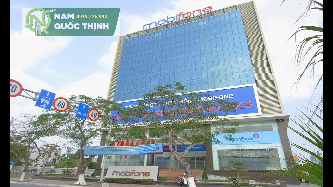 máng cáp dạng lưới inox nqt thi công tại mobifone biên hoà