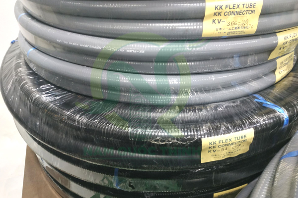  Ống ruột gà thép bọc nhựa chống thấm nước dầu KV 36 ( 42 mm)