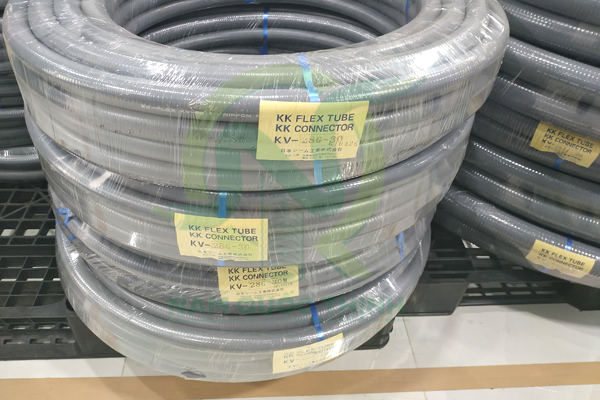  Ống ruột gà thép bọc nhựa chống thấm nước dầu KV 36 ( 42 mm)