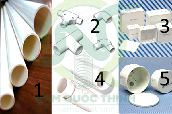 phụ kiện ống luồn dây điện PVC Vega