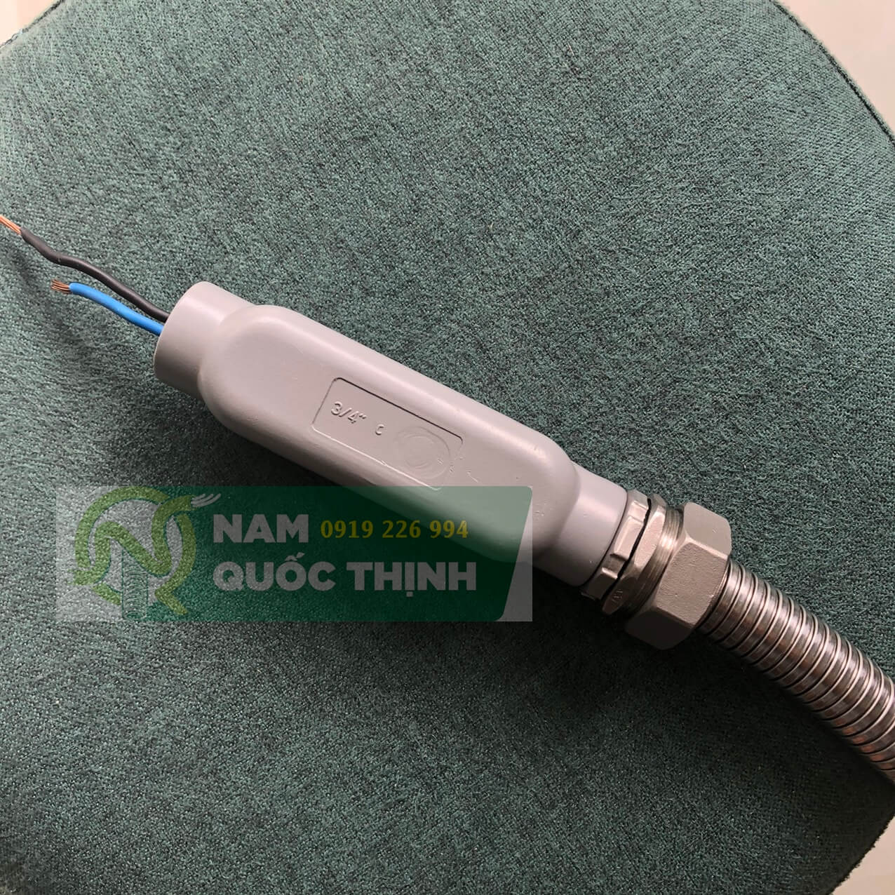 Đầu nối ống ruột gà kín nước inox 304 vào hộp nối ống imc loại c